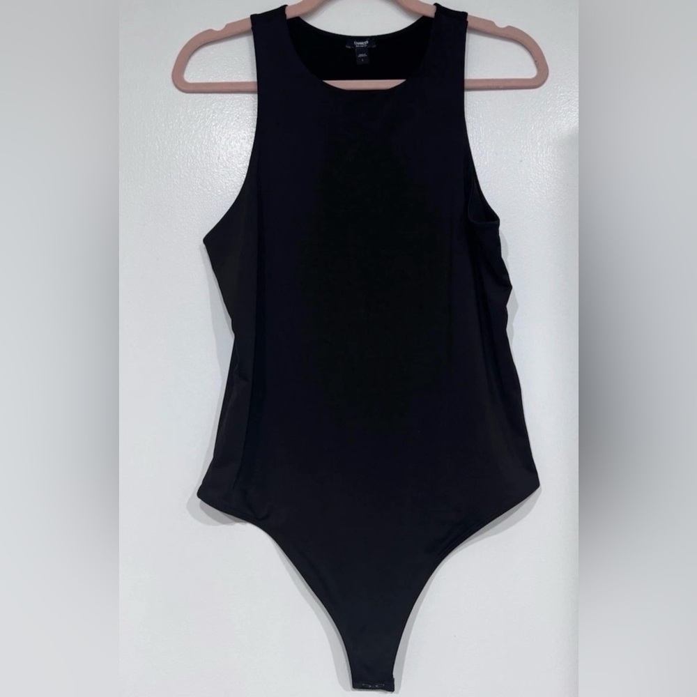 Express Black Sleeveless Bodysuit L